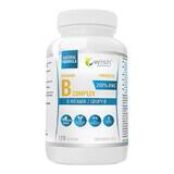 Wish Vitamin B Complex, 8 vitamine B + prebiotic, 120 capsule