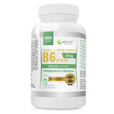 Wish, Vitamina B6 50 mg + L-leucină + prebiotic, 120 capsule