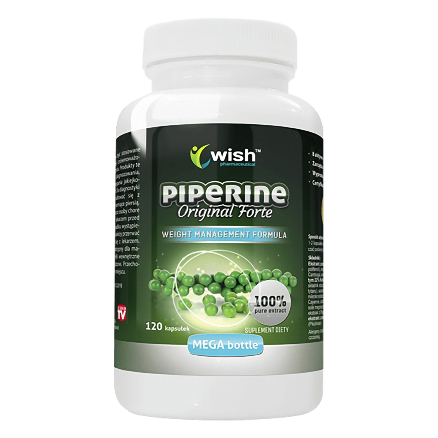 Wish Piperine Original Forte, 120 capsule