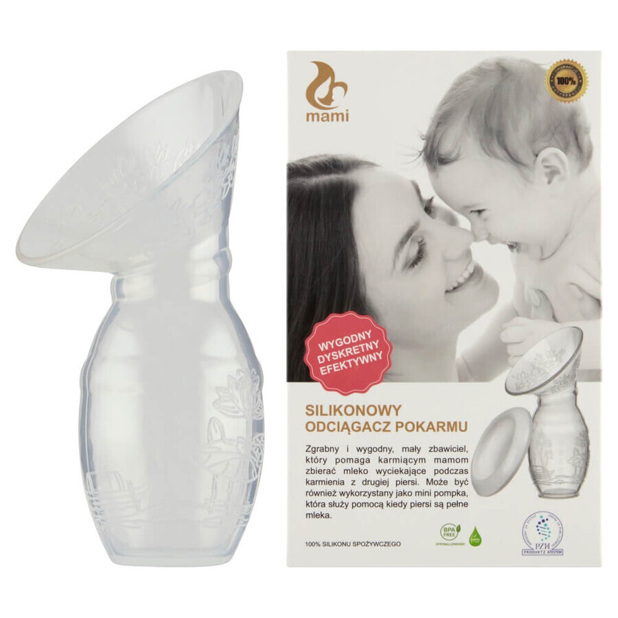 Mami Silicone Breast Pump and Milk Collector 1pc.