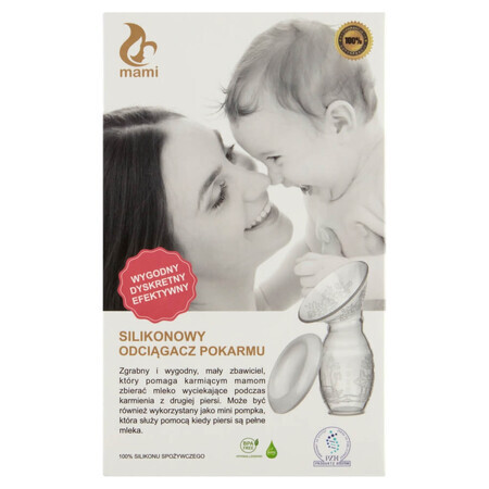 Mami Silicone Breast Pump and Milk Collector 1pc.