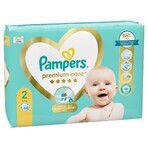 Pampers Premium Care, scutece, mărimea 2, 4-8 kg, 68 buc