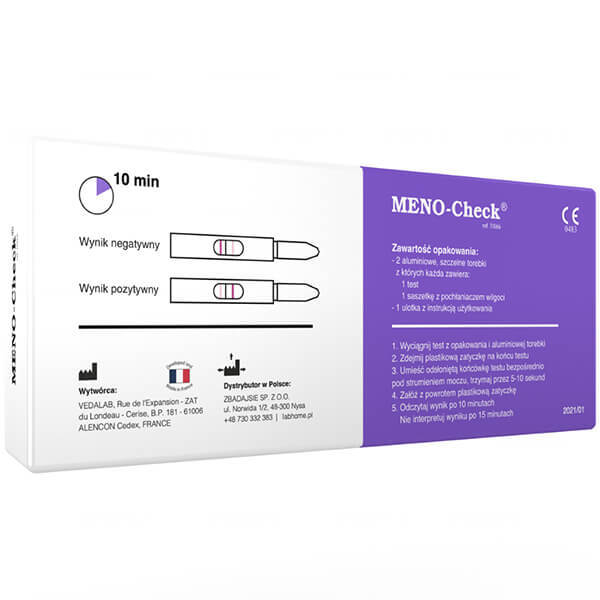 LabHome Meno-Check test, test menopauză, evaluarea modificărilor hormonale, 2 unități