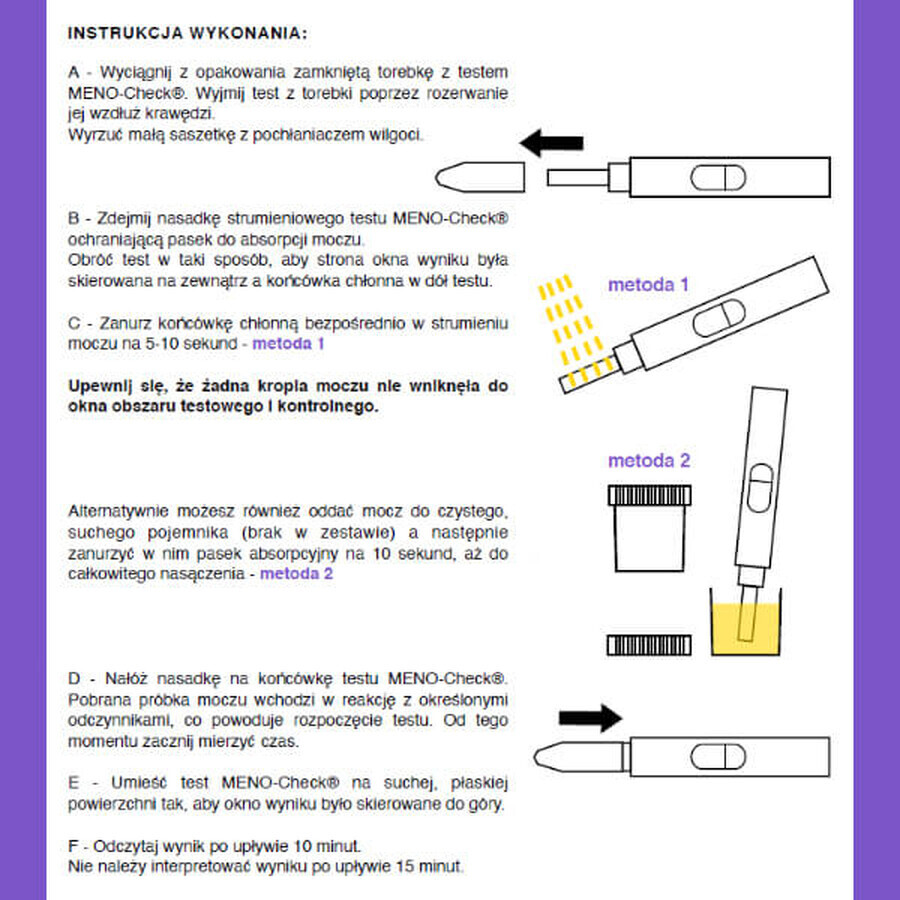 LabHome Test Meno-Check, test de menopausia, evaluación de cambios hormonales, 2 piezas