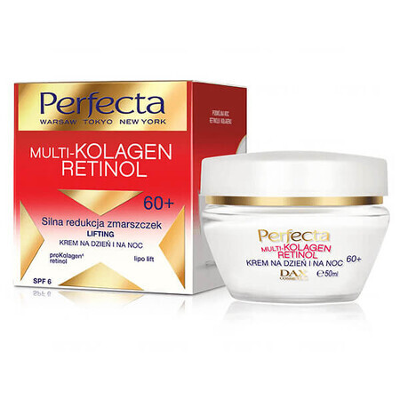 DAX Perfecta Multi Kolagen Retinol, crema viso giorno e notte, 60+, 50 ml