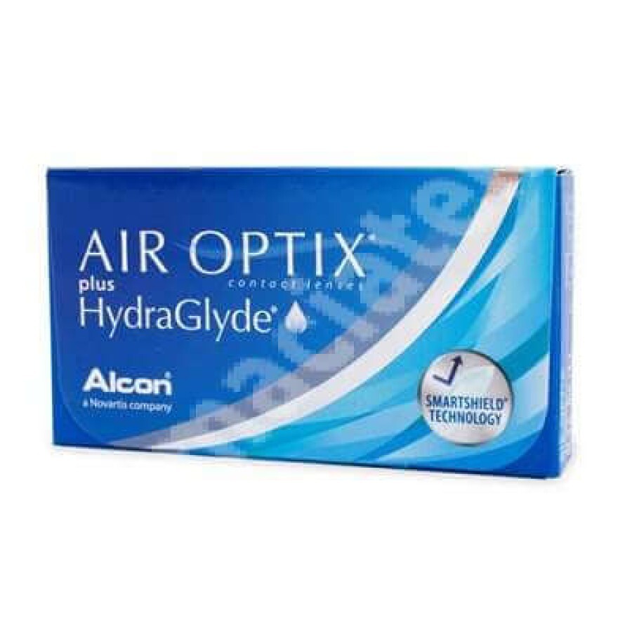 Lentile de contact -0.25 Air Optix HydraGlyde, 6 bucăți, Alcon