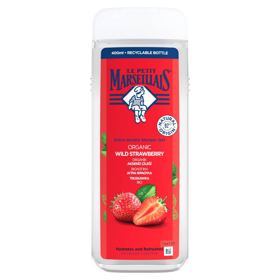 Le Petit Marseillais, Duschgel, Erdbeere, 400 ml