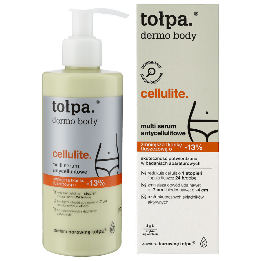 Tolpa Dermo Body Cellulite, ser anticelulitic multiplu, 250 ml