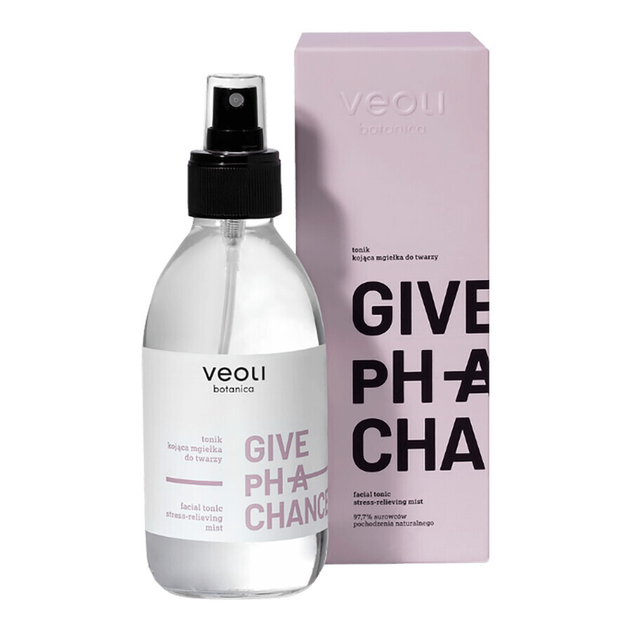 Veoli Botanica, Give pH A Chance, ceață facială tonică și calmantă, 200 ml