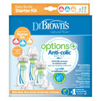 Dr Brown's Options+ starter kit, small bottles, anti-colic, 270 ml + 150 ml