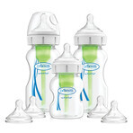 Dr Brown's Options+ starter kit, small bottles, anti-colic, 270 ml + 150 ml