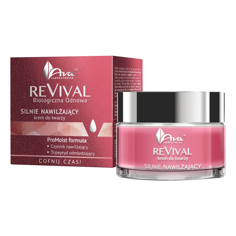 AVA Revival, crema facial, fuertemente hidratante, 50 ml