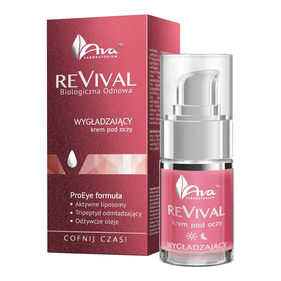 AVA Revival, cremă de ochi netezitoare, 15 ml