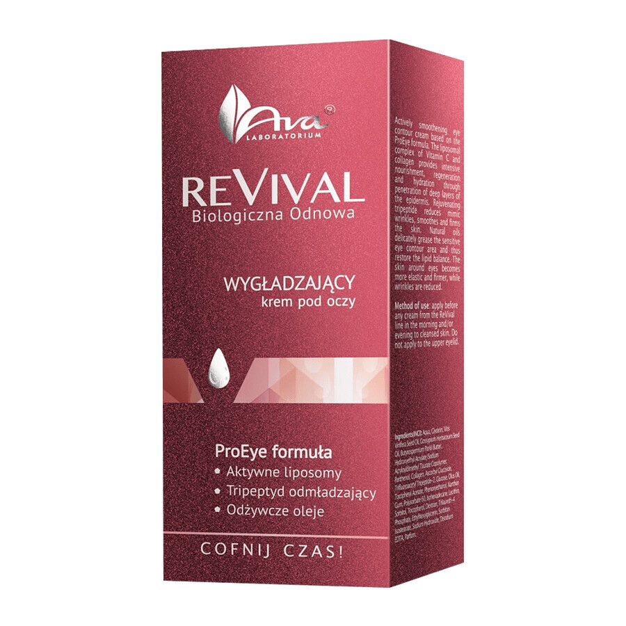 AVA Revival, cremă de ochi netezitoare, 15 ml