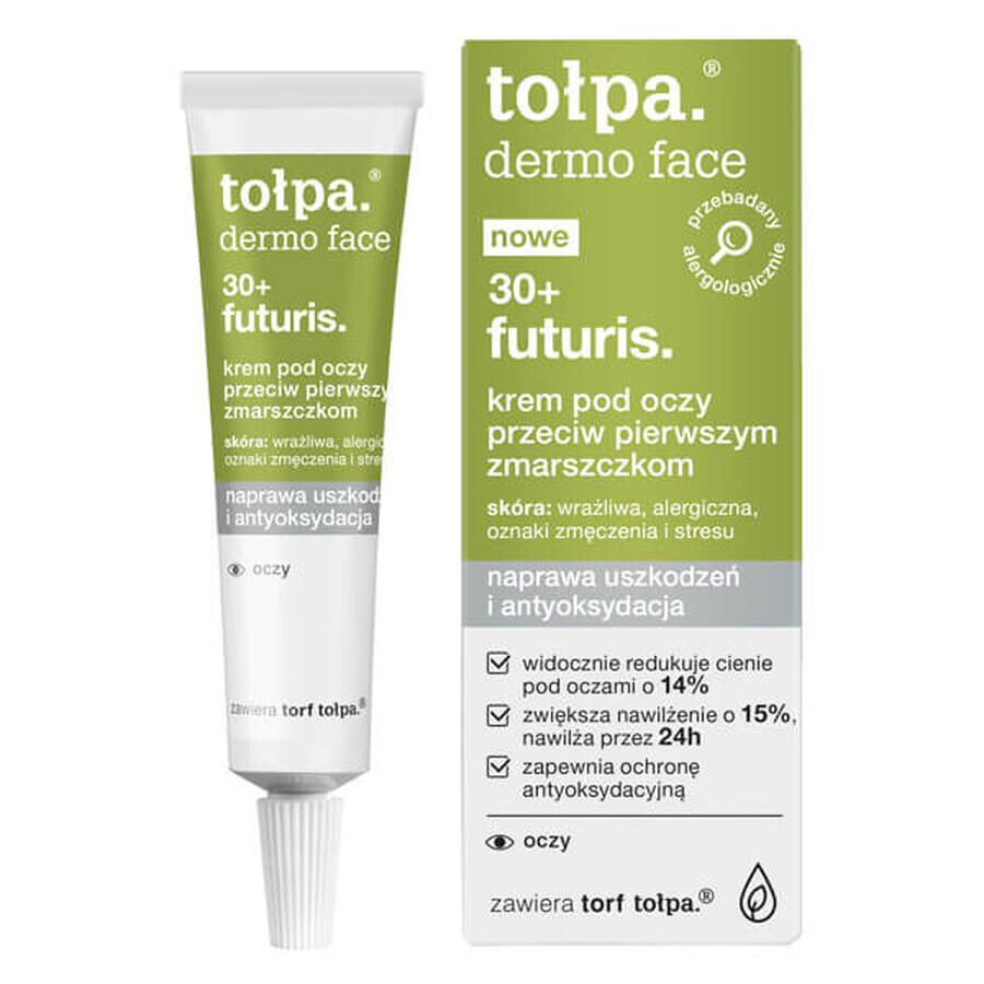 Tolpa Dermo Face, Futuris, oogcrème tegen de eerste rimpels, 10 ml