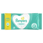 Pampers Sensitive, toallitas húmedas, 80 piezas