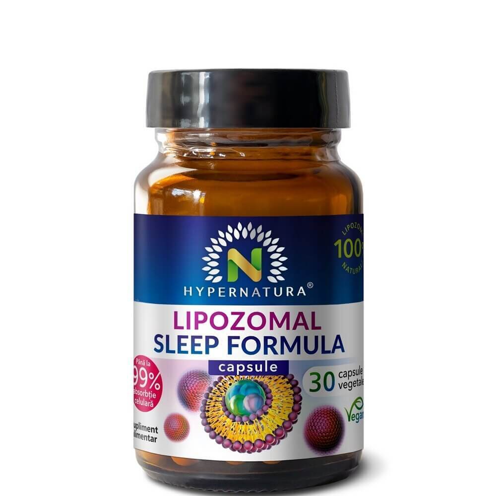 lipozomal vitamina d3 + k2 magneziu 30 capsule hypernatura Lipozomal Sleep Formula, 30 capsule, Hypernatura