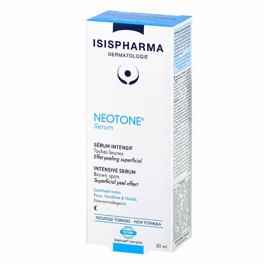 Isispharma Neotone, siero per l'eliminazione delle discromie cutanee, per la notte, 30 ml