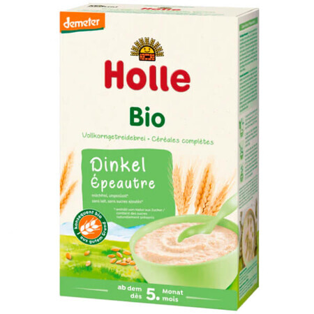 Holle spelt porridge Bio, cereale integrale, fără lapte, după 5 luni, 250 g