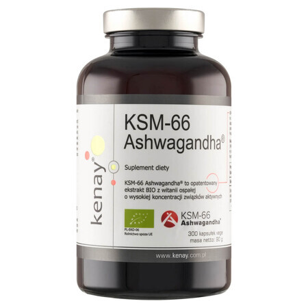 Kenay Ashwagandha KSM-66, 300 capsule