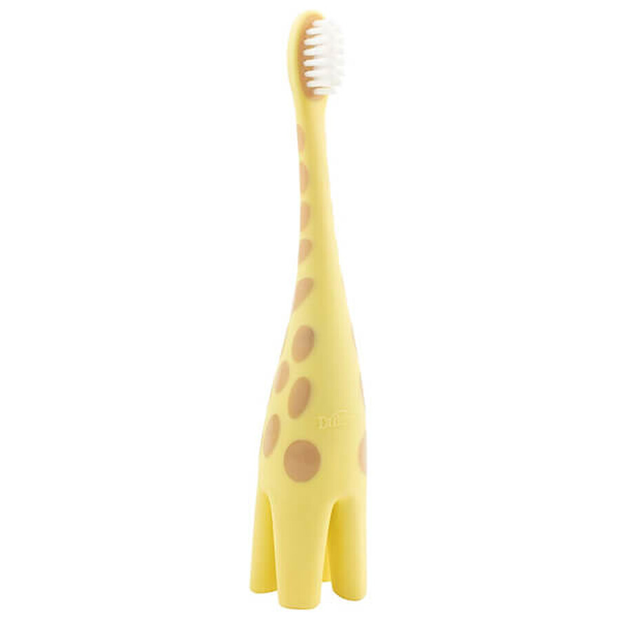 Dr Browns, tandenborstel, voor kinderen, Giraffe, 0-3 jaar, 1 stuk