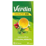 Verdin Fix cu ceai verde, 20 pliculețe