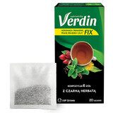 Verdin Fix, mezcla de hierbas con té negro, 20 sobres