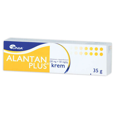 Alantan Plus (20 mg + 50 mg)/g, cremă, 35 g