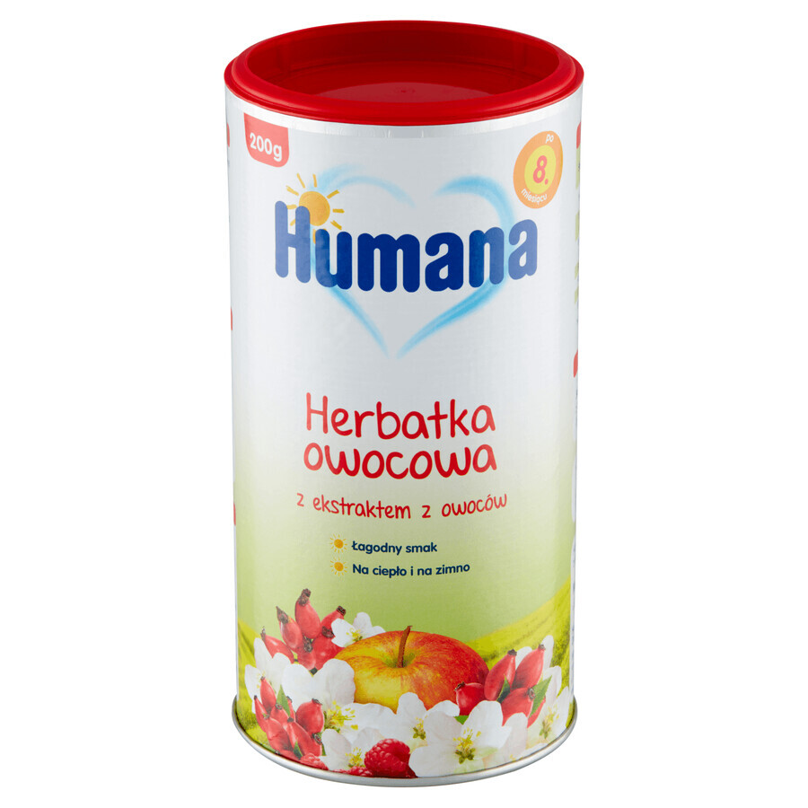 Humana Ceai de fructe, granulat, după 8 luni, 200 g