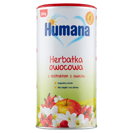 Humana Ceai de fructe, granulat, după 8 luni, 200 g