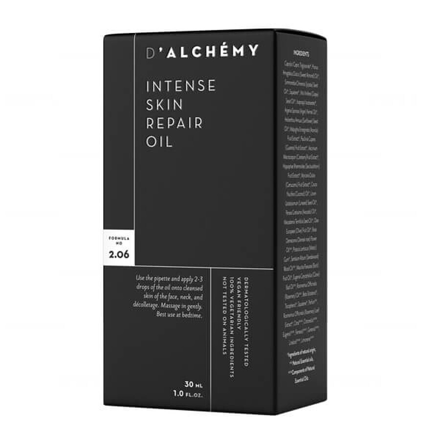 D'Alchemy, intensief herstellende gezichtsolie, 30 ml