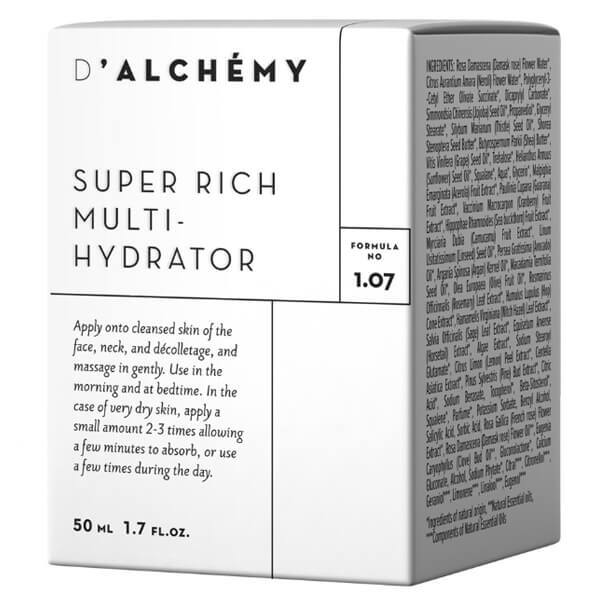 D'Alchemy Super Rich Multi-Hydrator, cremă bogată pentru pielea uscată, 50 ml