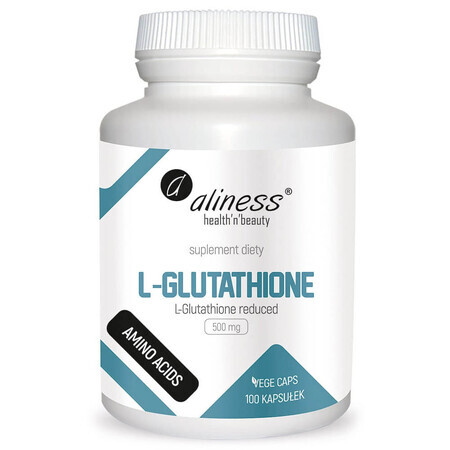 Aliness L-Glutatione ridotto, L-Glutatione ridotto 500 mg, 100 capsule vegetali