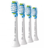 Philips, vârfuri de schimb pentru periuța de dinți sonică Sonicare C3 Premium Plaque Defence, HX9044/17, alb, 4 bucăți