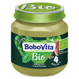 BoboVita Bio Dinner, broccoli cu yam după 4 luni, 125 g