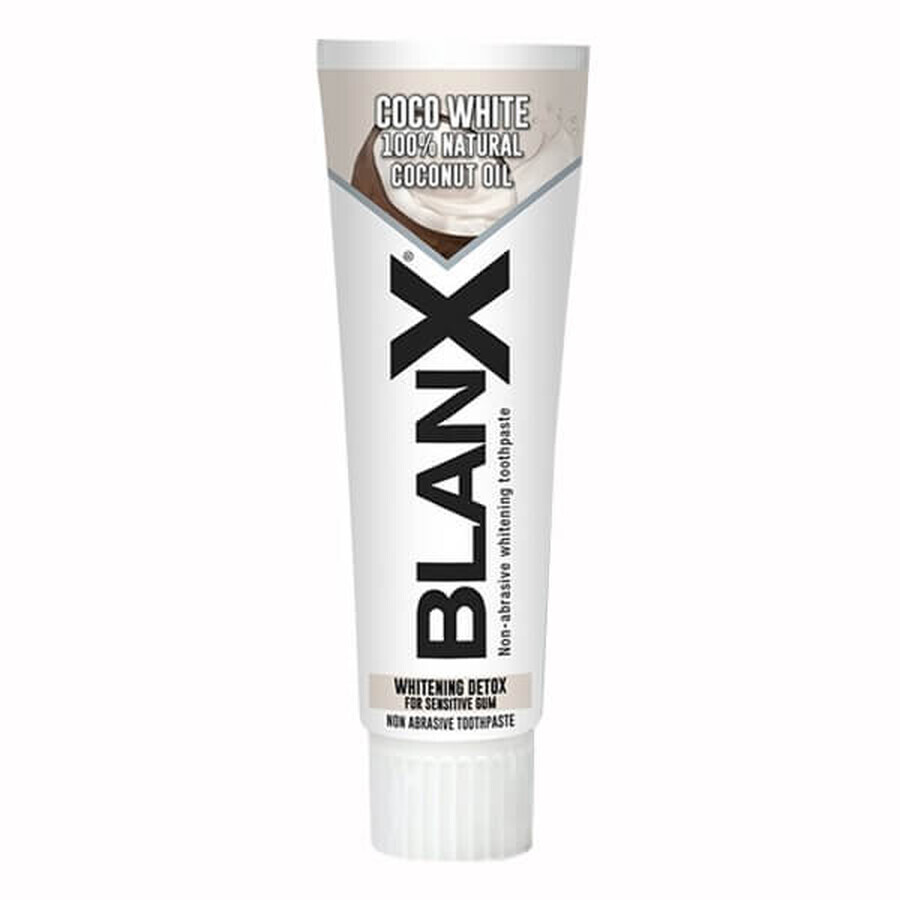 BlanX White Coconut, whitening toothpaste, 75 ml