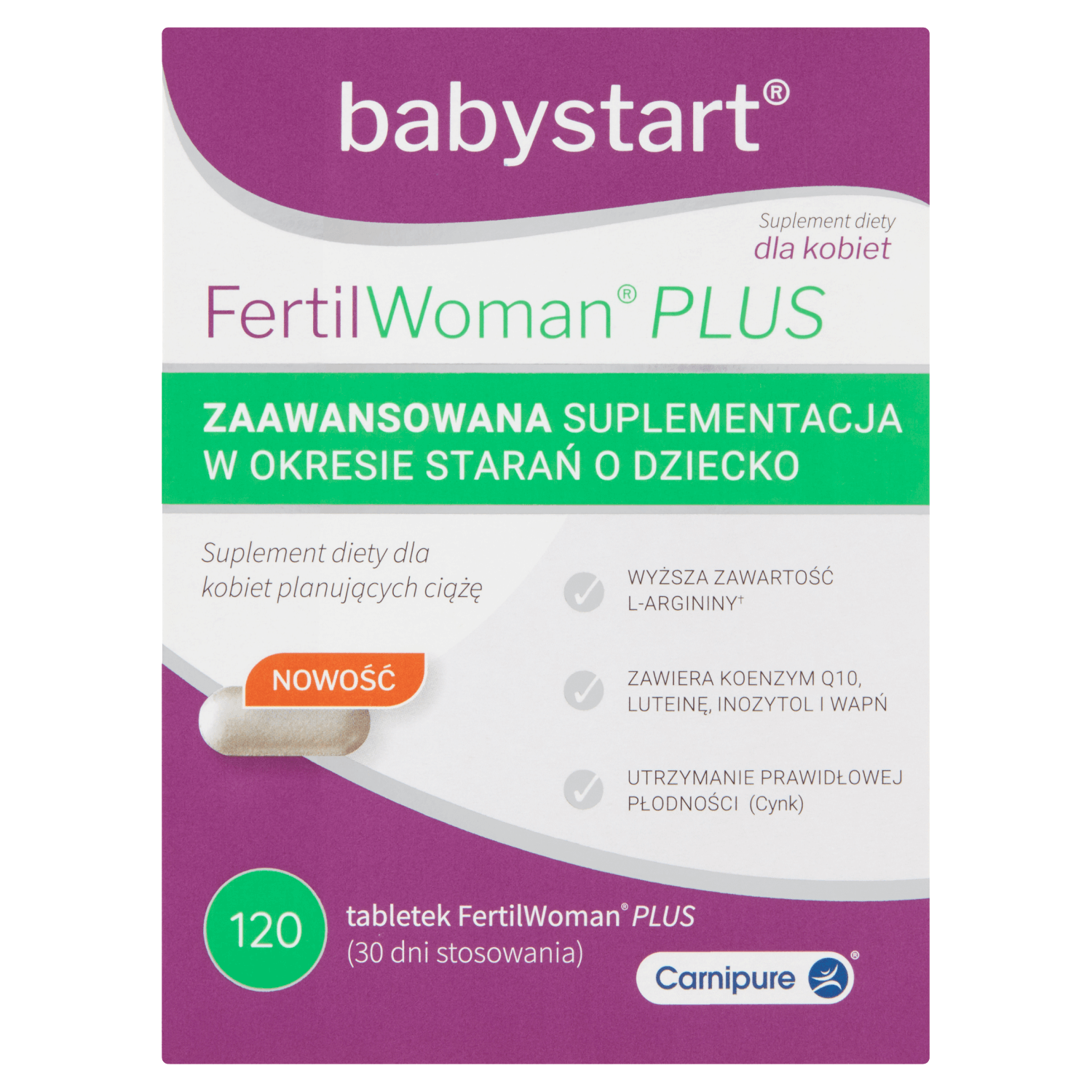 Babystart FertilWoman Plus, 120 comprimate