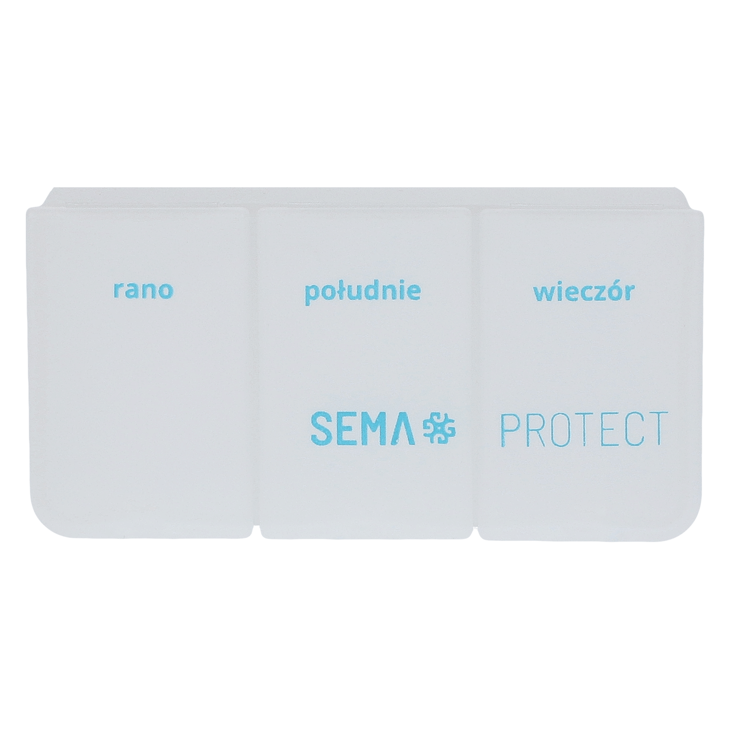 SEMA Protect, cutie de medicamente de zi, 3 camere