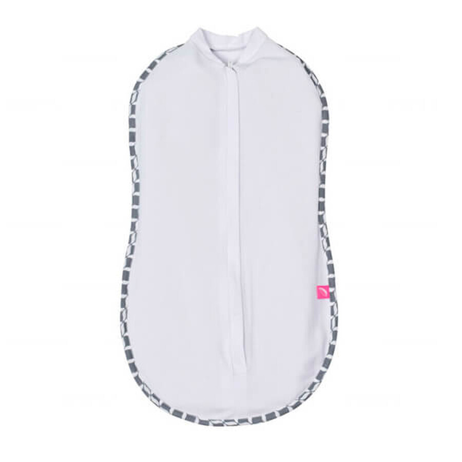 Motherhood, Zip and Swaddle wrap, mărimea 1 (2,5-5 kg), clasic gri, 1 buc