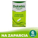 Dulcobis 10 mg, suppositoires, 6 pièces