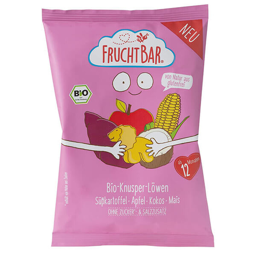 Fruchtbar Corn Crisps, coconut-apple-batter BIO, after 12 months, 30 g