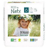 Eco By Naty, scutece mărimea 6, de la 16 kg, 18 buc