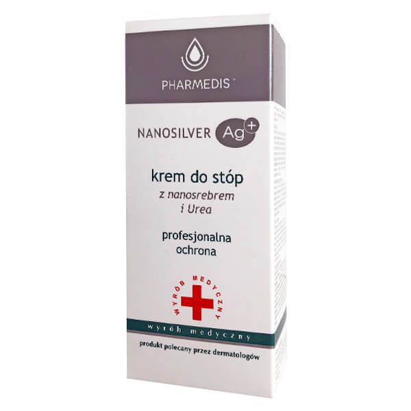 Pharmedis, cremă pentru picioare cu nanosilver și uree, 50 ml