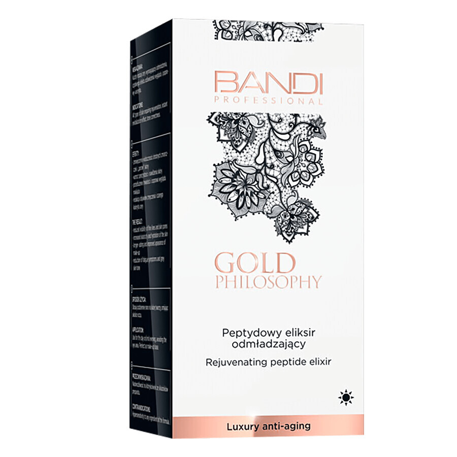 Bandi Gold Philosophy, elixir rejuvenecedor con péptidos, 30 ml