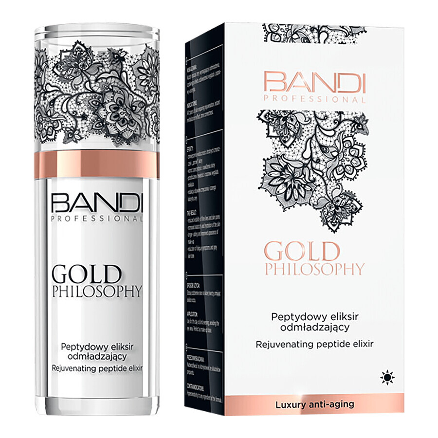 Bandi Gold Philosophy, elixir rejuvenecedor con péptidos, 30 ml