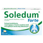 Soledum forte 200 mg, 20 gastro-resistant capsules