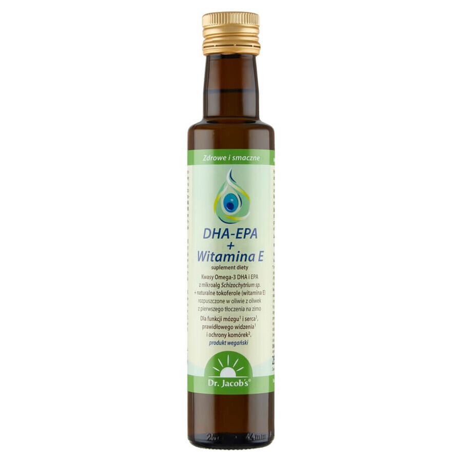 Dr. Jacob's DHA-EPA + Vitamina E, 250 ml