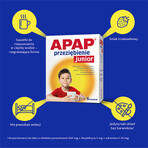 Apap Przeziębienie Junior 300 mg + 20 mg + 5 mg, poudre pour solution orale, 6 sachets