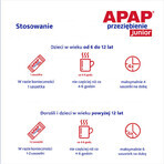 Apap Przeziębienie Junior 300 mg + 20 mg + 5 mg, poudre pour solution orale, 6 sachets