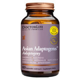 Doctor Life Asian Adaptogens, Adaptógenos, 60 cápsulas vegetales